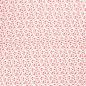 Preview: Viskose Popeline kleine Blüten Pink auf Weiß